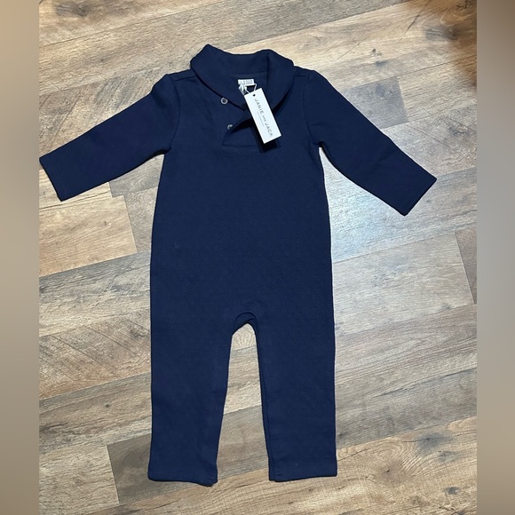 Janie and Jack Other - NWT- Baby Quilted Shawl Collar One piece Size 18-24 Months